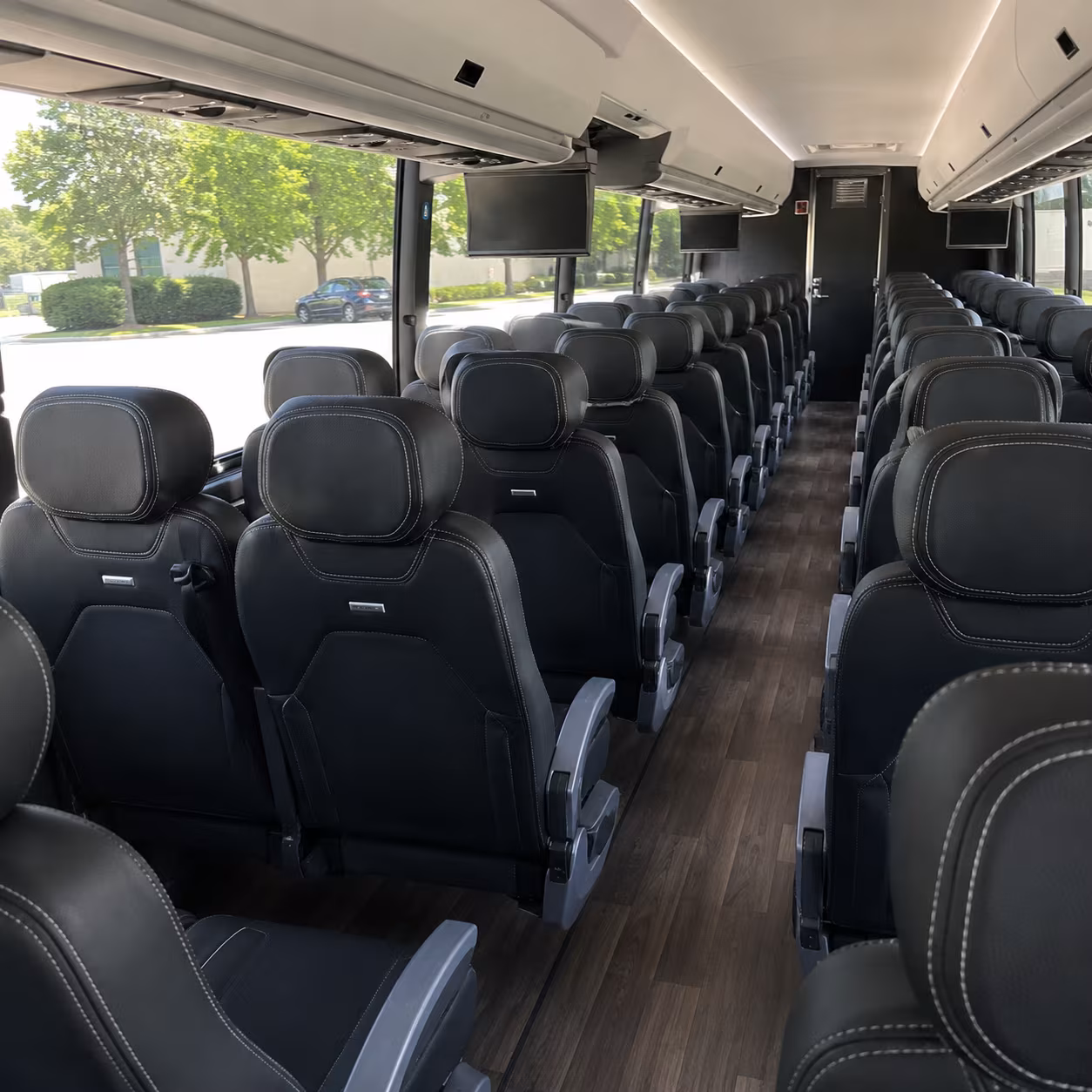 40-56 Passenger Charter Bus Interior