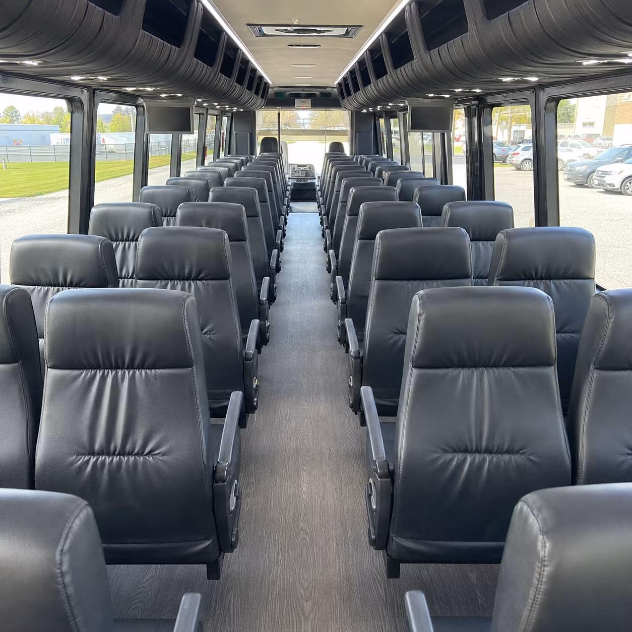 Las Vegas Airport Shuttle & Transportation party bus exterior