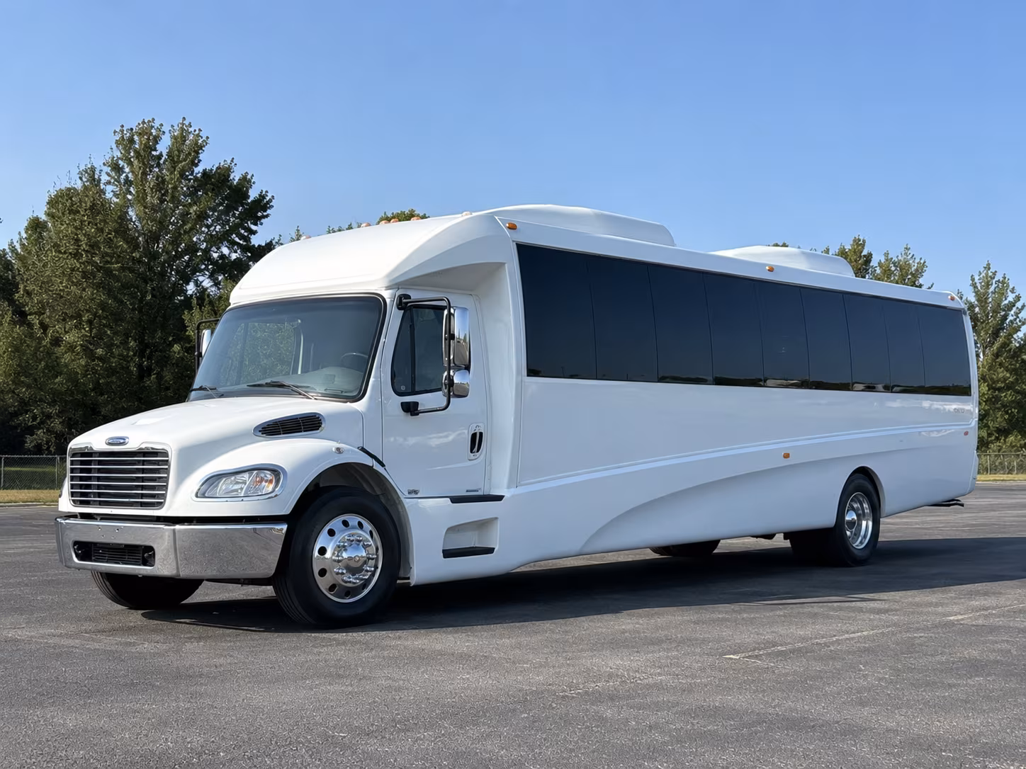 Las Vegas Bachelor & Bachelorette Transportation party bus exterior