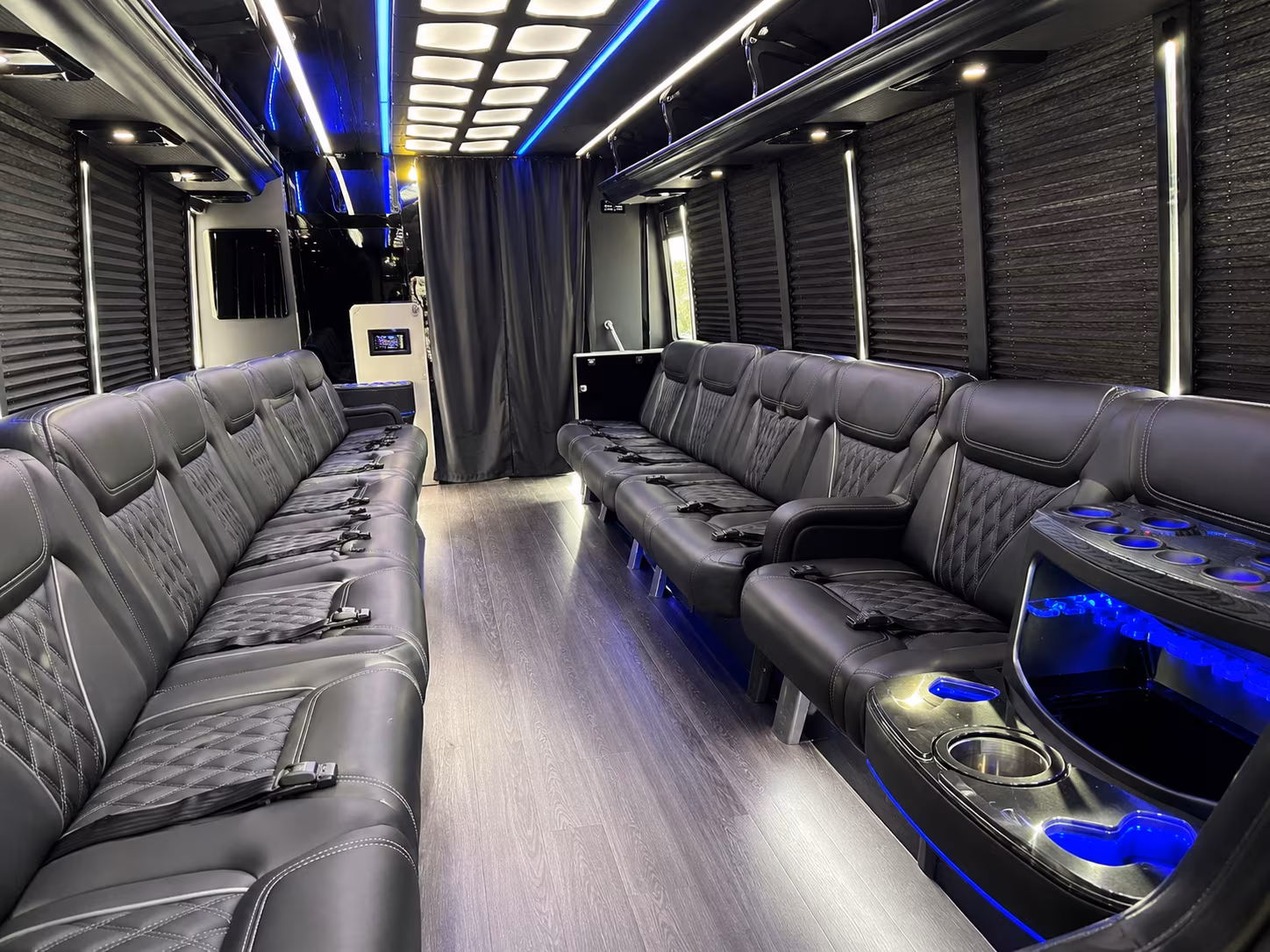 Las Vegas Bachelor & Bachelorette Transportation onboard seating