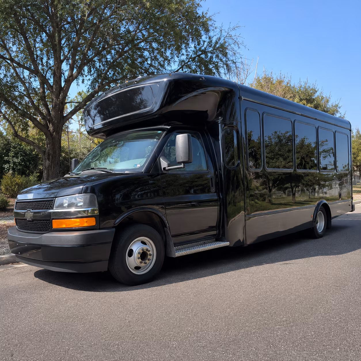 Las Vegas Bachelor & Bachelorette Transportation party bus exterior