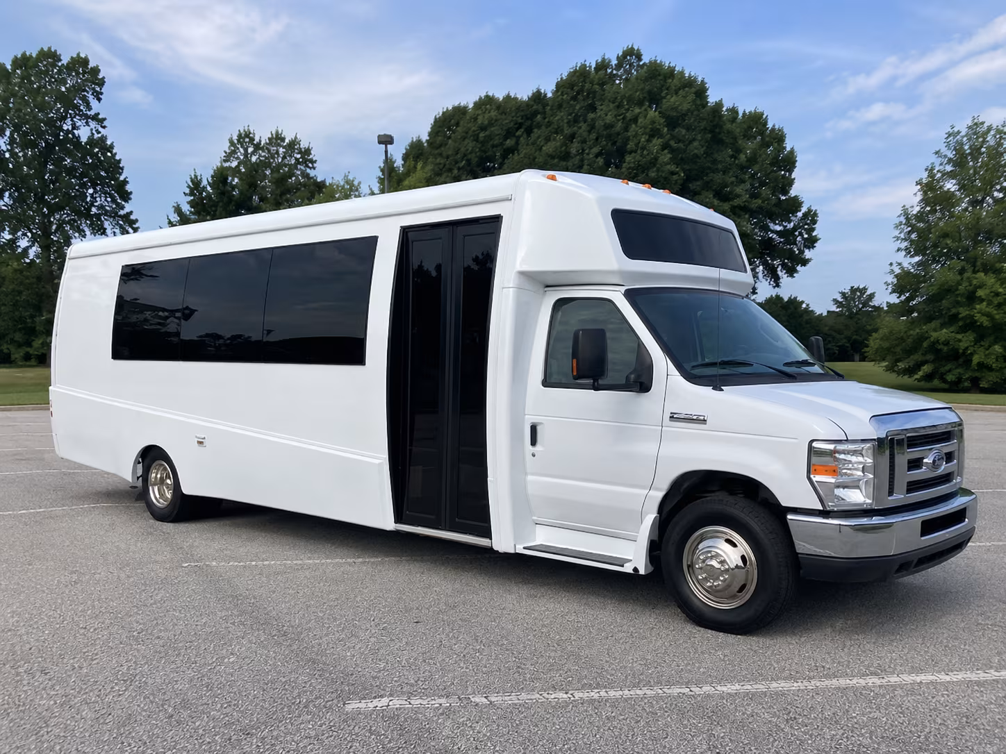 Las Vegas Private Event Transportation party bus exterior