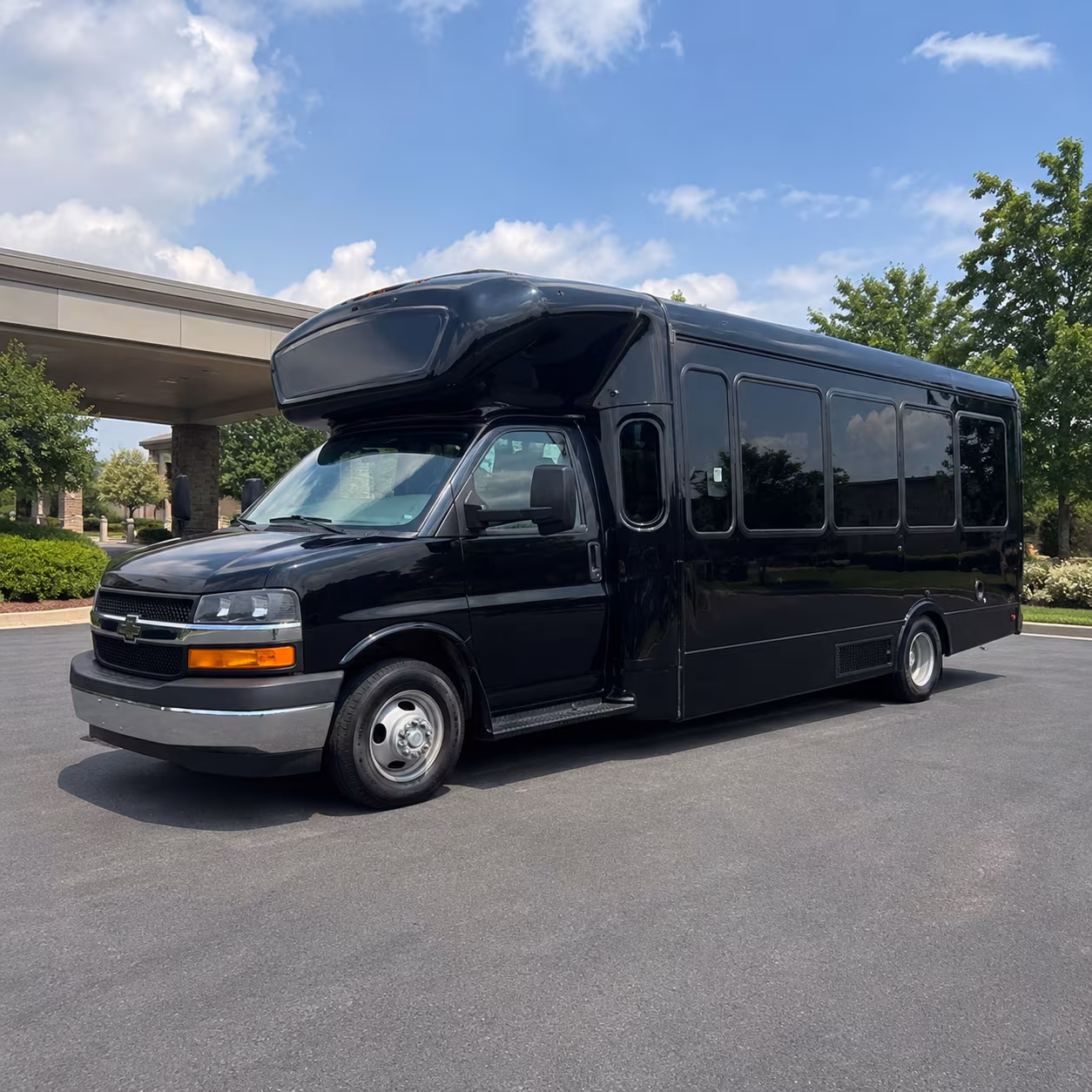 Las Vegas Private Event Transportation party bus exterior