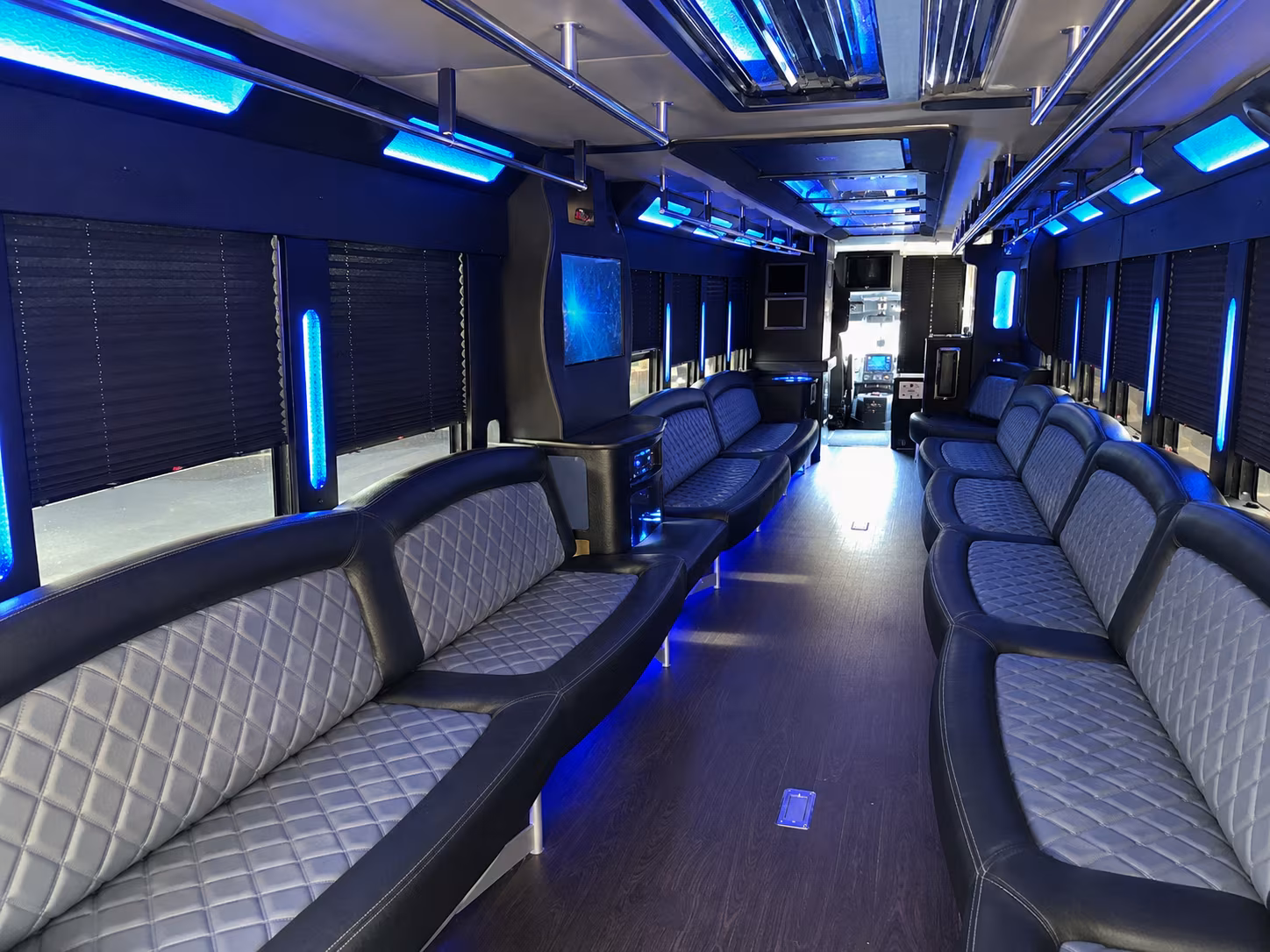 Las Vegas Private Event Transportation party bus exterior