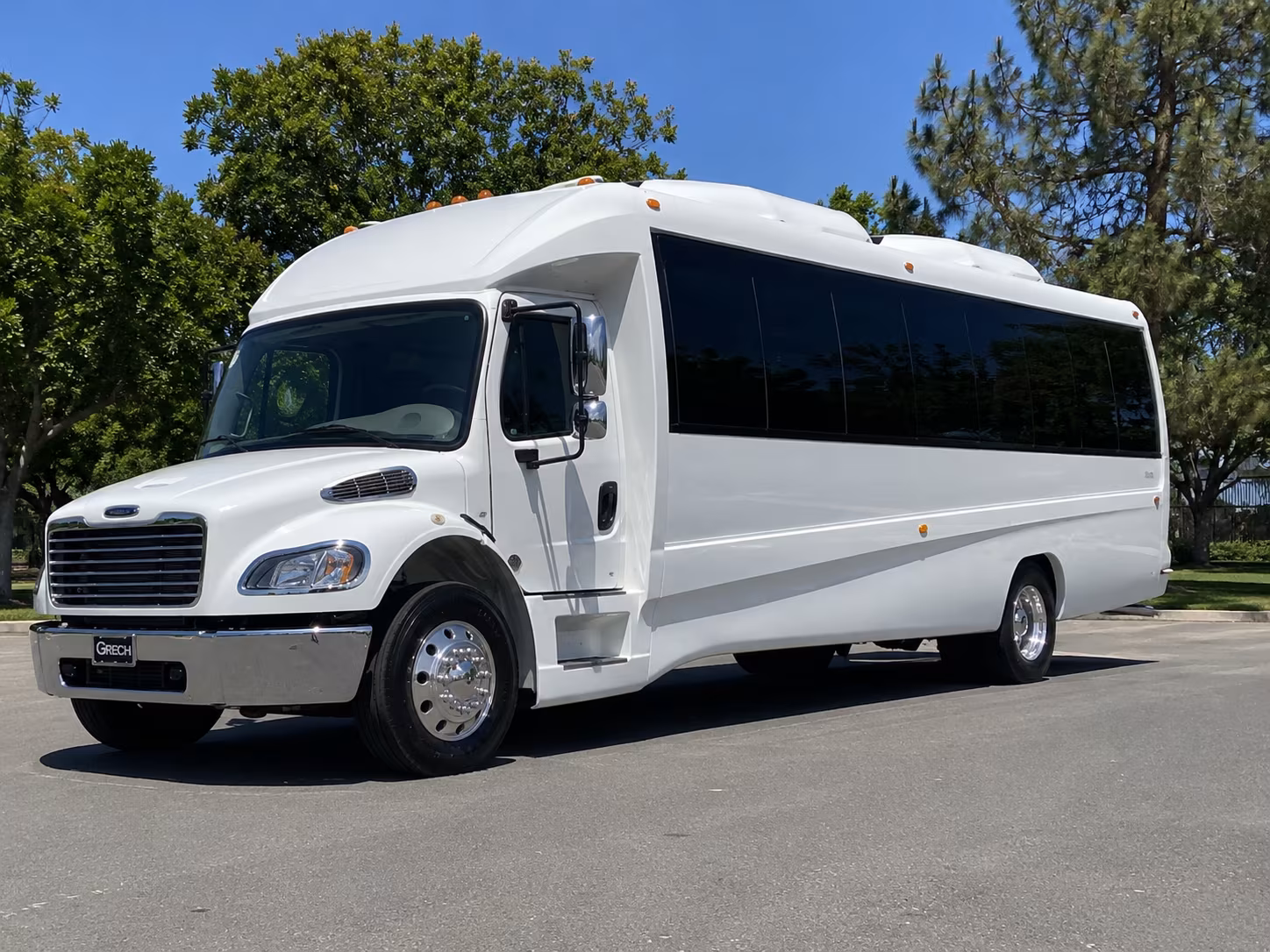Las Vegas Private Event Transportation party bus exterior