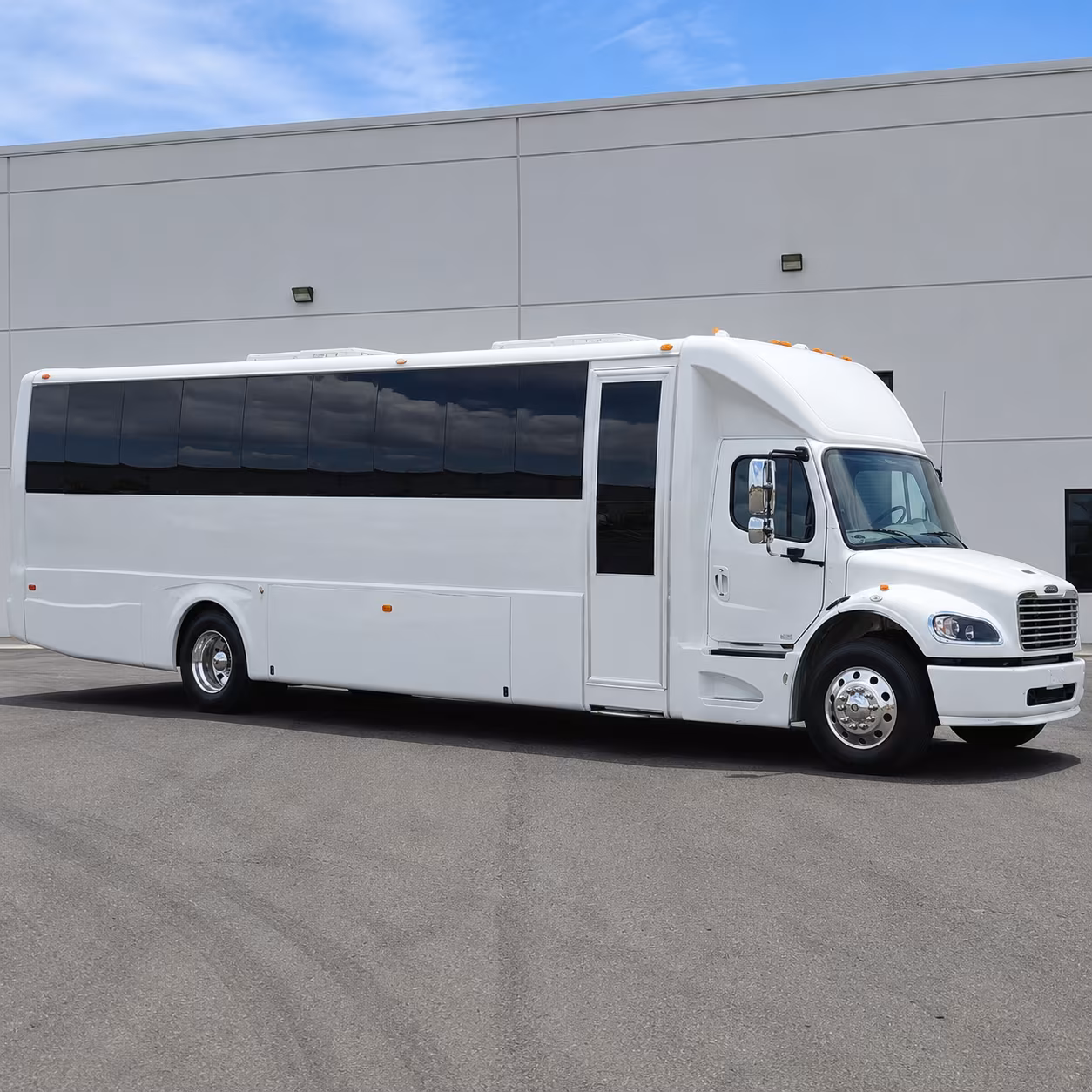 Las Vegas Prom & Homecoming Transportation party bus exterior