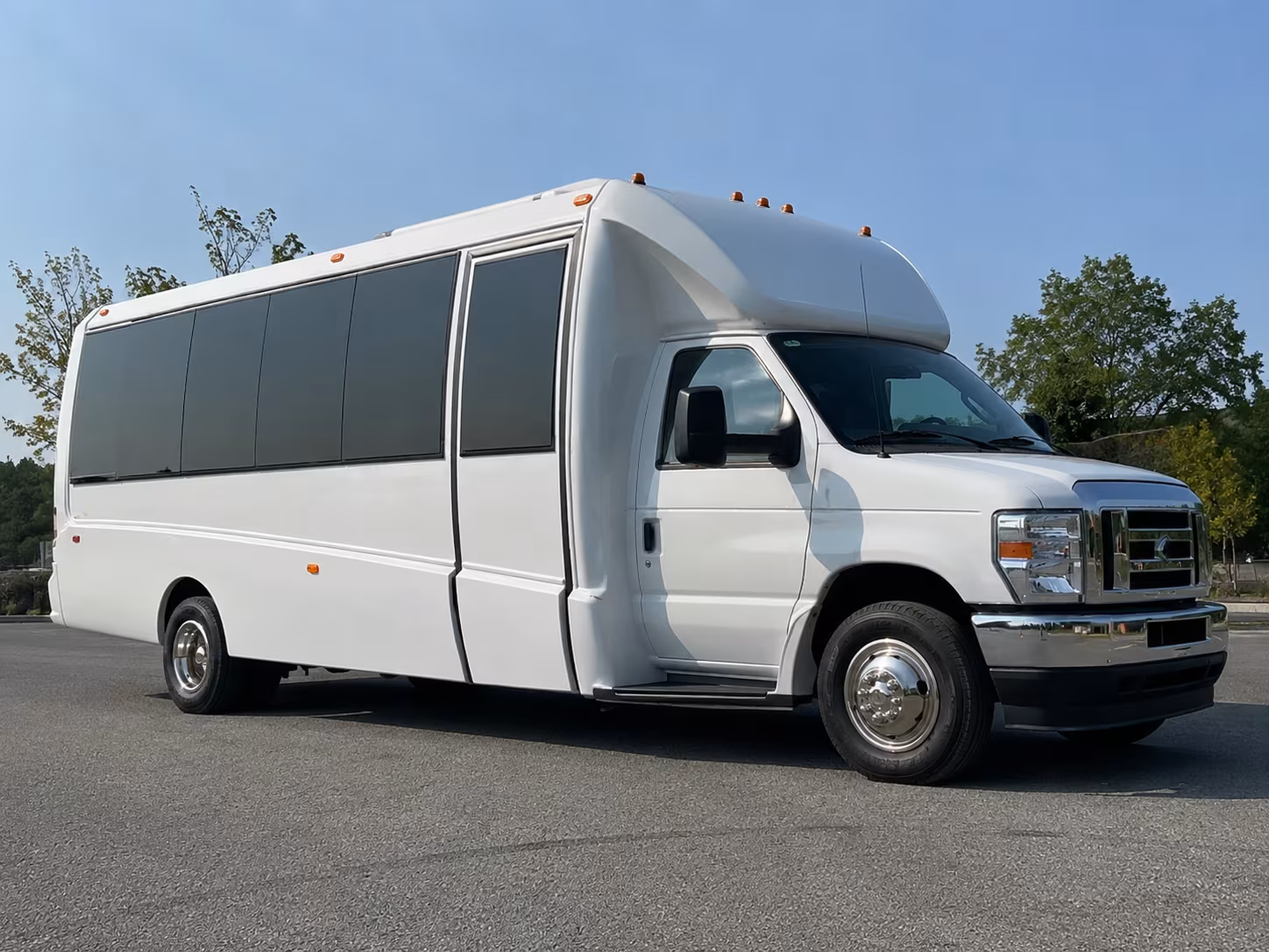 Las Vegas Sporting Event Transportation party bus exterior