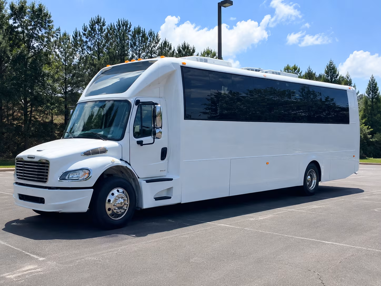 Las Vegas Sporting Event Transportation party bus exterior
