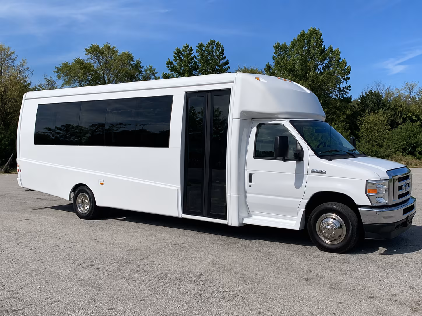 Las Vegas Wedding Transportation party bus exterior