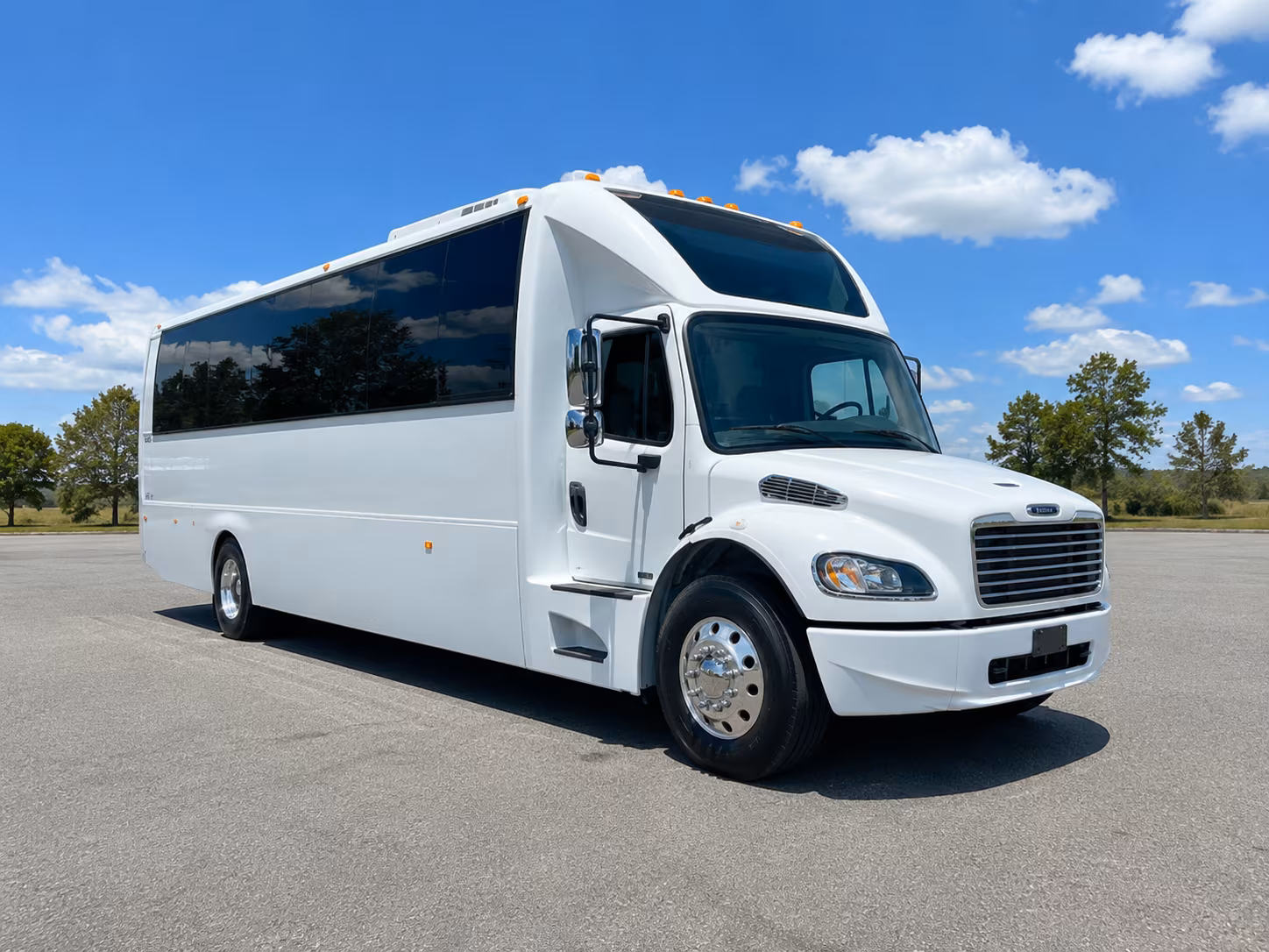 Las Vegas Wedding Transportation party bus exterior