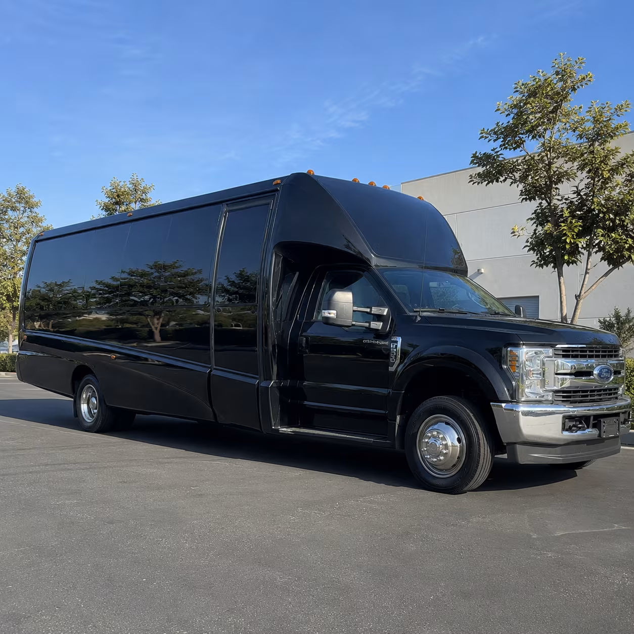 Las Vegas Wedding Transportation party bus exterior