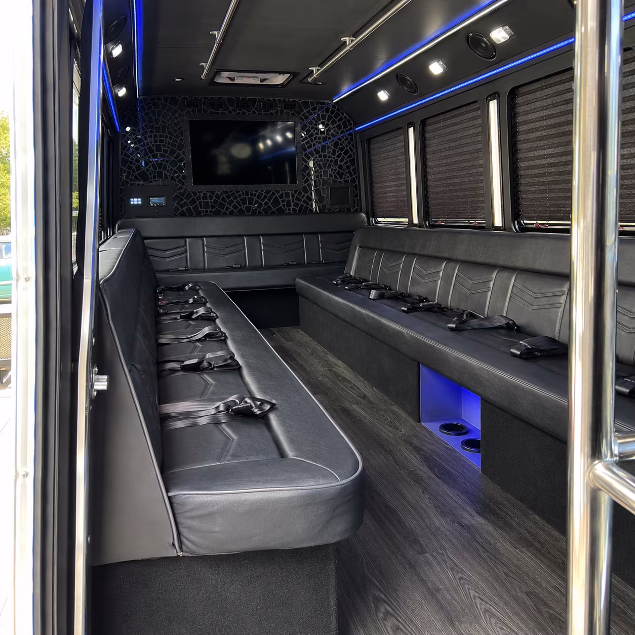 Las Vegas Winery Tour & Pub Crawl Transportation party bus exterior